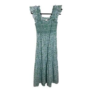 Tuckernuck Smocked Flutter Sleeve Midi Dress